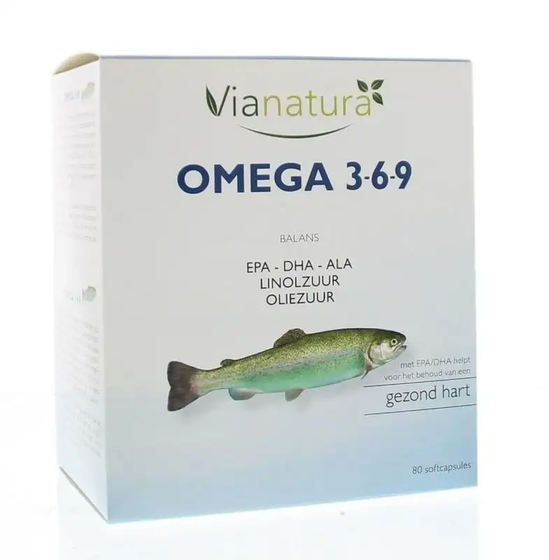 Vianatura Omega 3 6 9 (80 Caps)