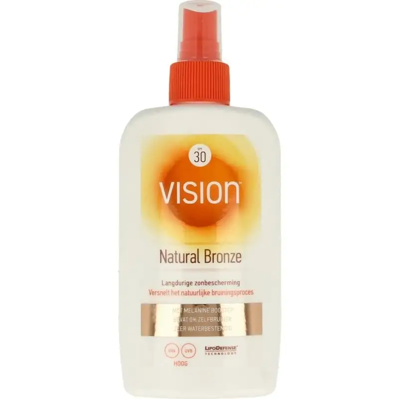 Vision Mittlere feuchte Bronze SPF30 185 Ml 185 Ml