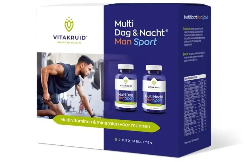 Vitakruid Multi Tag & Nacht Mann Sport 2 x 90 (180 Tab)