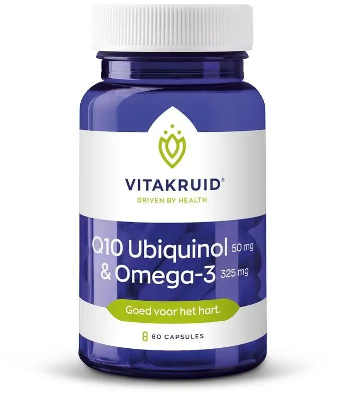 Vitakruid Q10 Ubiquinol 50 mg & Omega-3 325 mg (60 Caps)