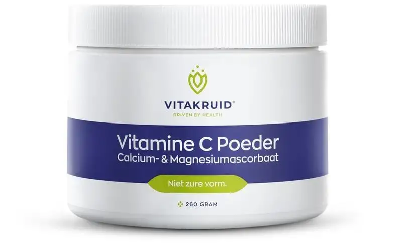 Vitakruid Vitamin C-Pulver Calcium- und Magnesiumascorbat (260 gr)