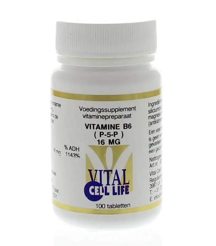Vital Cell Life Vitamin b6 p-5-p 16 mg (100 Tab)