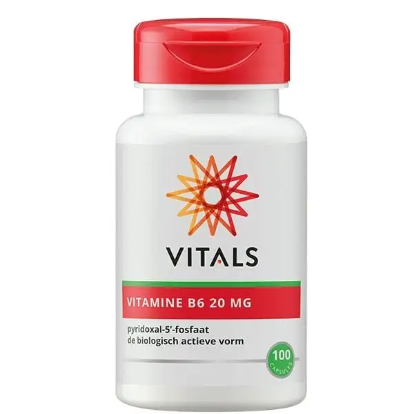 Vitals Vitamin B6 20 mg (100 Caps)