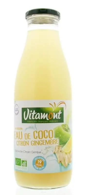 Vitamont Kokoswasser Zitrone Ingwer Bio (750 Ml)