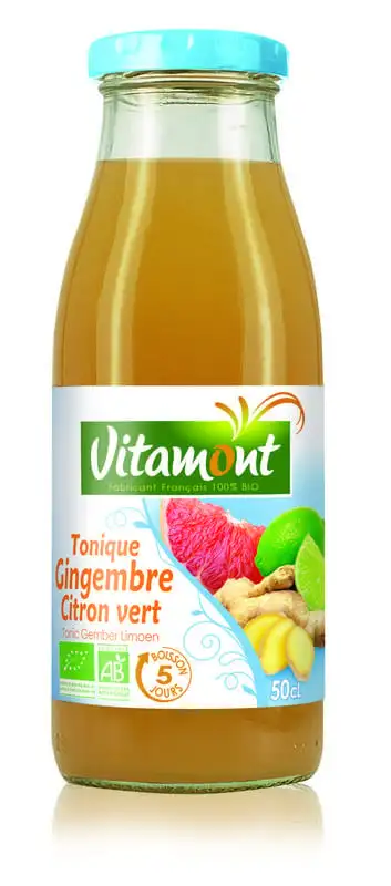 Vitamont Tonic Ingwer-Limette Bio (500 Ml)