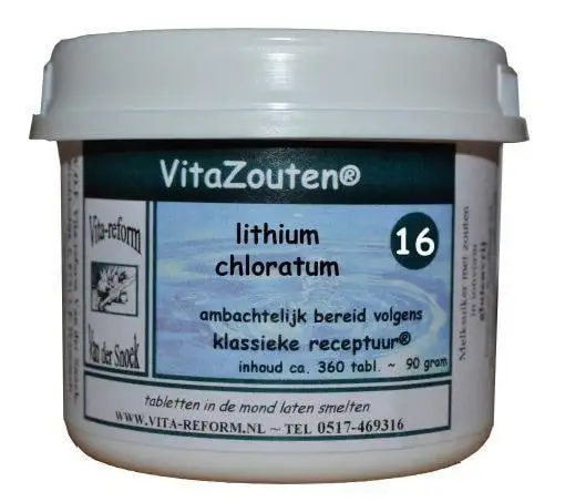 Lithium chloratum VitaSalt Nr. 16 360 Tab