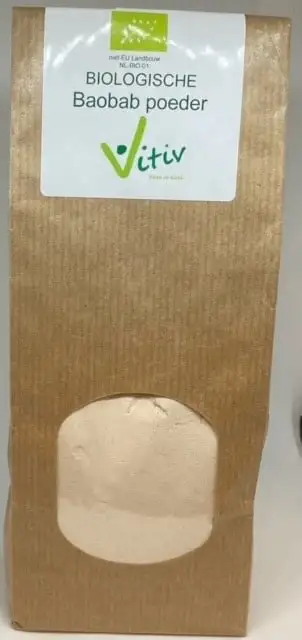 Vitiv Baobab-Pulver Bio (250 Gramm)