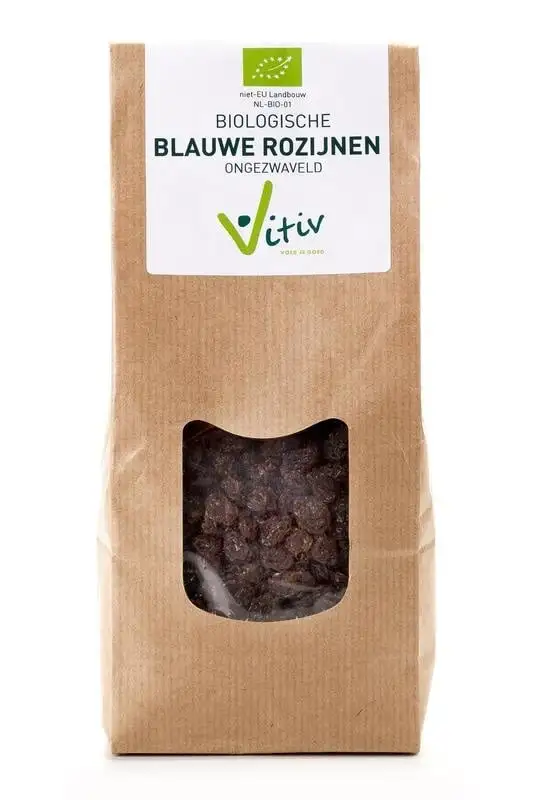 Vitiv Blaue Rosinen klein bio (500 gr)