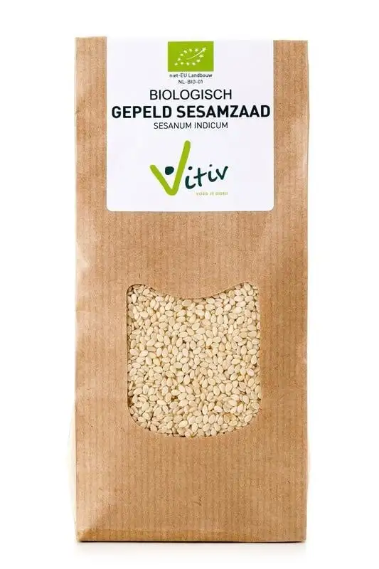 Vitiv Sesamsamen weiß geschält bio (500 gr)