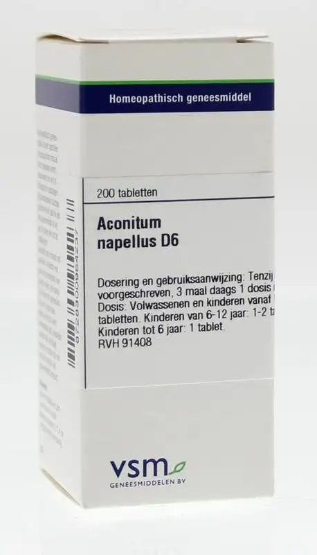 VSM Aconitum napellus D6 (200 Tab)