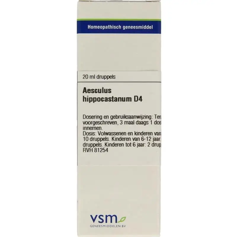 VSM Aesculus hippocastanum D4 20 Ml