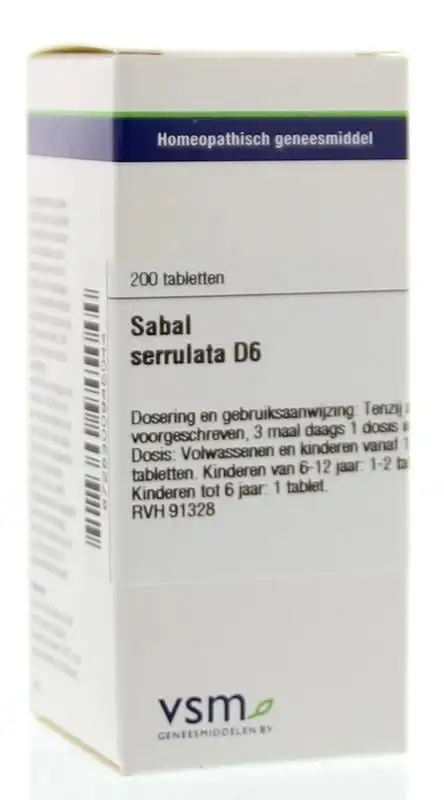 VSM Sabal serrulata D6 (200 Tab)