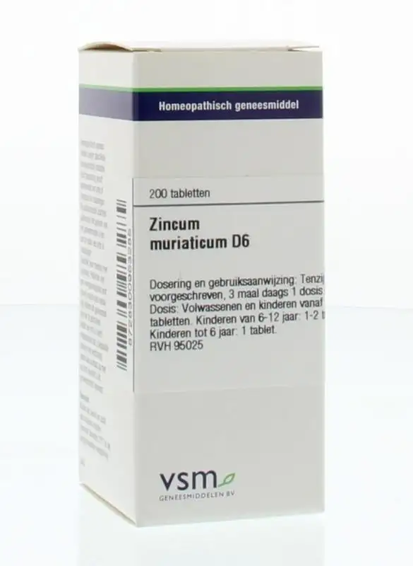 VSM Zinkum muriaticum D6 (200 Tab)