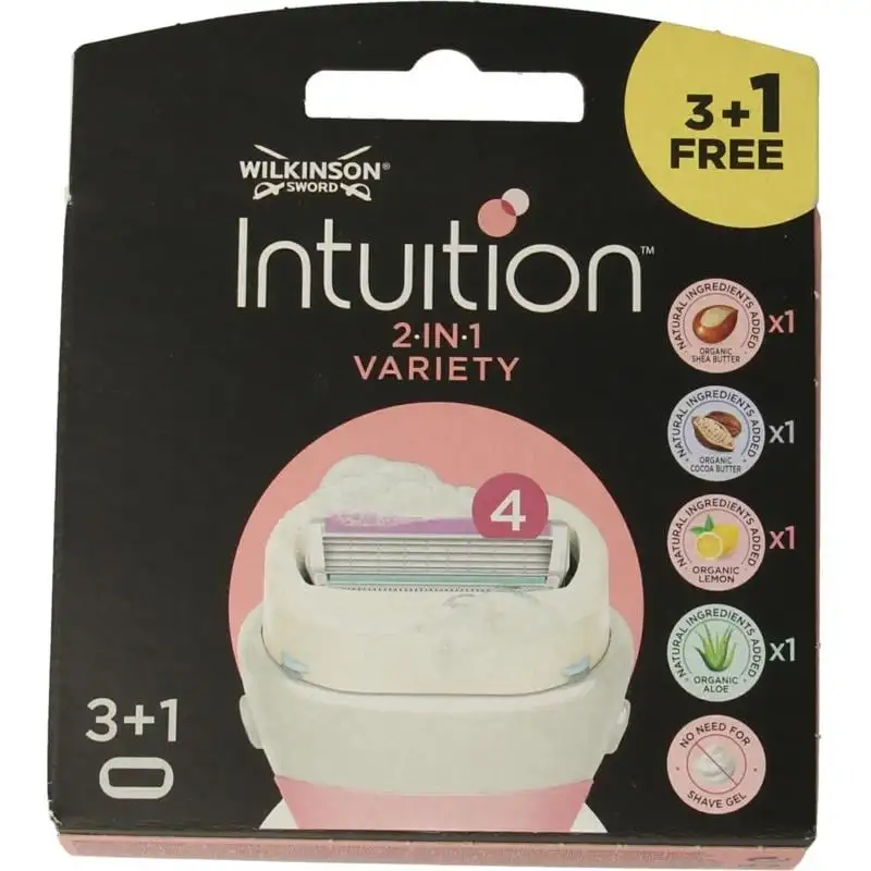 Wilkinson Intuition Vielfalt Klingen 4 Stück