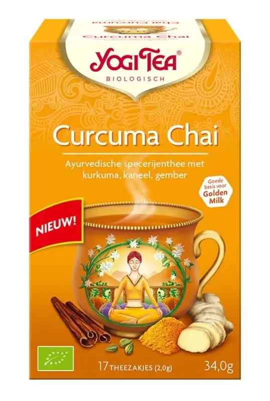 Yogi Tea Curcuma / Kurkuma Chai Tee Bio (17 Beutel)