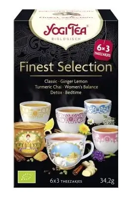 Yogi Tea Feinste Auswahl 3x 6 Stück Bio (18 Beutel)
