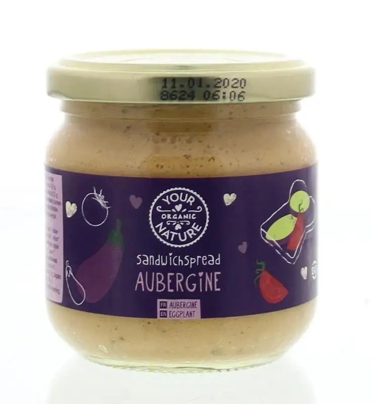 Your Organic Nat Bio-Auberginen-Brotaufstrich (180 gr)