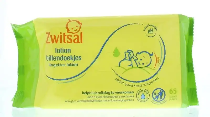 Zwitsal Bein wischt Lotion 65 Stk